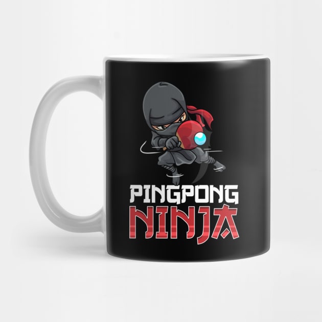 Pingpong Ninja Table Tennis Pingpong Player by theperfectpresents